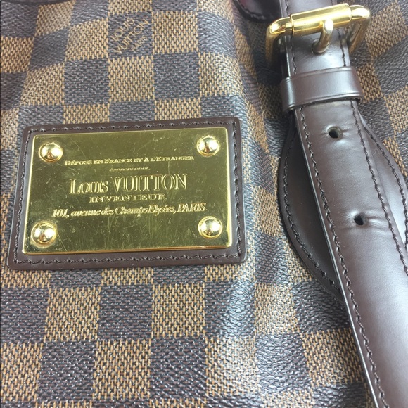 Final price!❤️large checkered❤️ tote louis vuitton - Picture 10 of 12